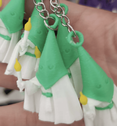 Llaveros de nazarenos personalizados con los colores de la hermandad