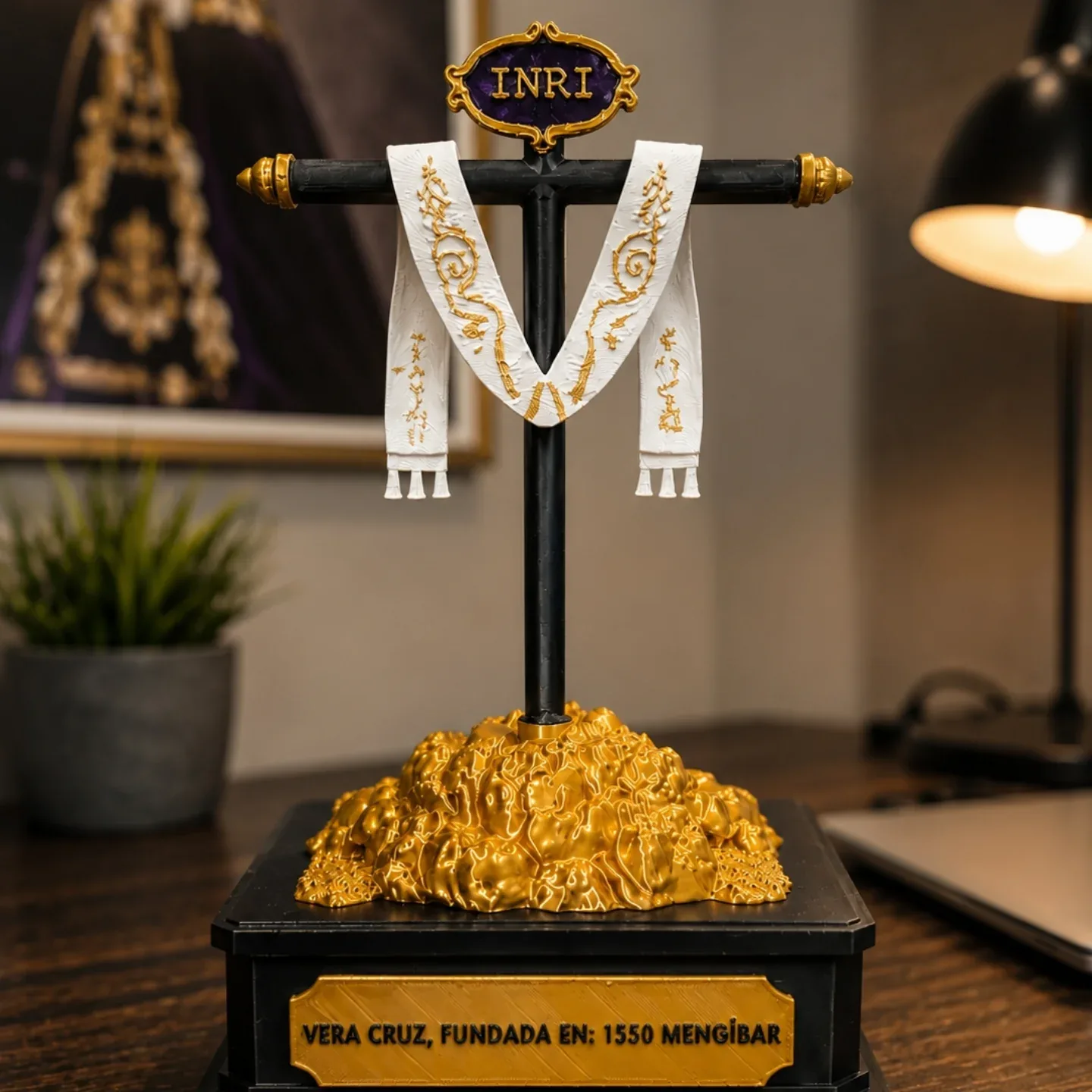Trofeo conmemorativo de la Vera Cruz de Mengíbar fundada en 1550